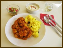 12月8日：カレー＆デザート