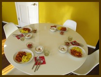 12月8日:カレー&デザート